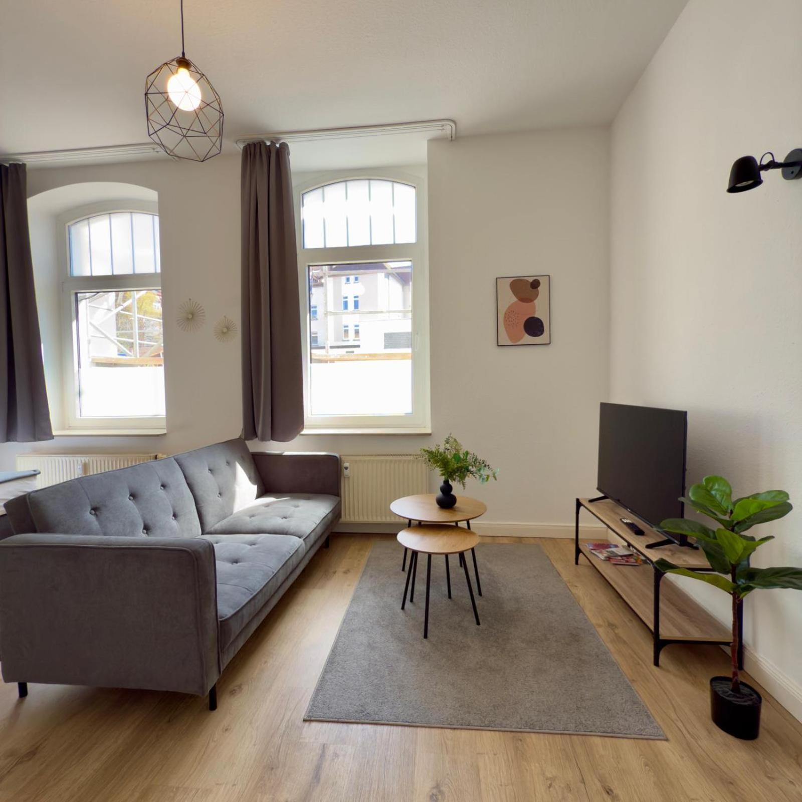 Raha Apartments - Modernes Studio-Apartment - Hbf - Gratis Parkplatz Erfurt Bagian luar foto